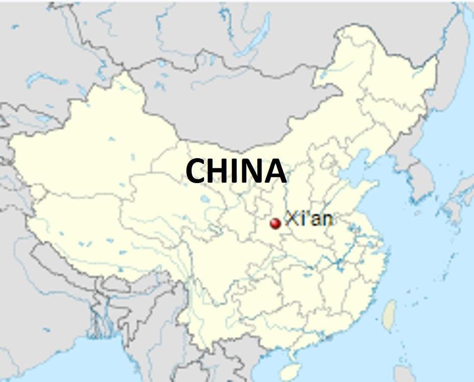 Of China Provinces, China  Colored, Back, Xiaba, China