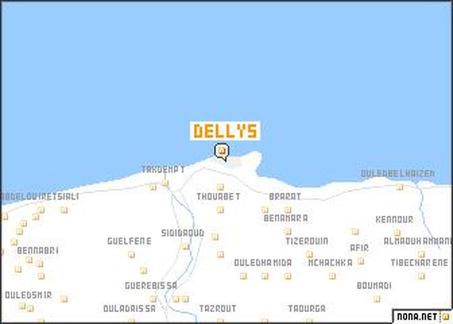 Dellys (Algeria) Map – Nona, Dellys, Algeria, Boumerdes Algeria, Algeria Beaches