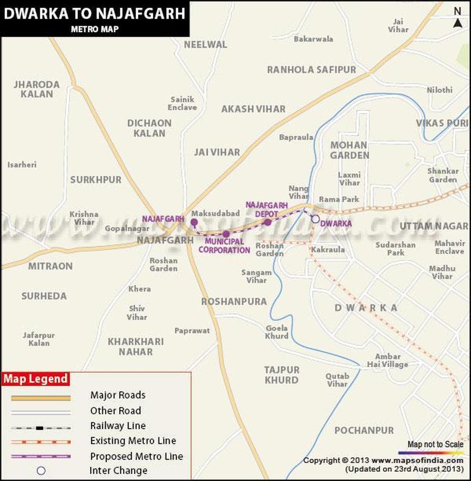 Dmrc Phase 3 Najafgarh Map – 2022 2023 Eduvark, Najafgarh, India, Delhi  Roads, Load Line Zones