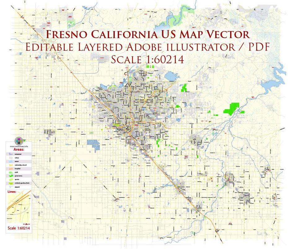 Fresno Ca, Fresno State University Campus, Street, Fresno, United States