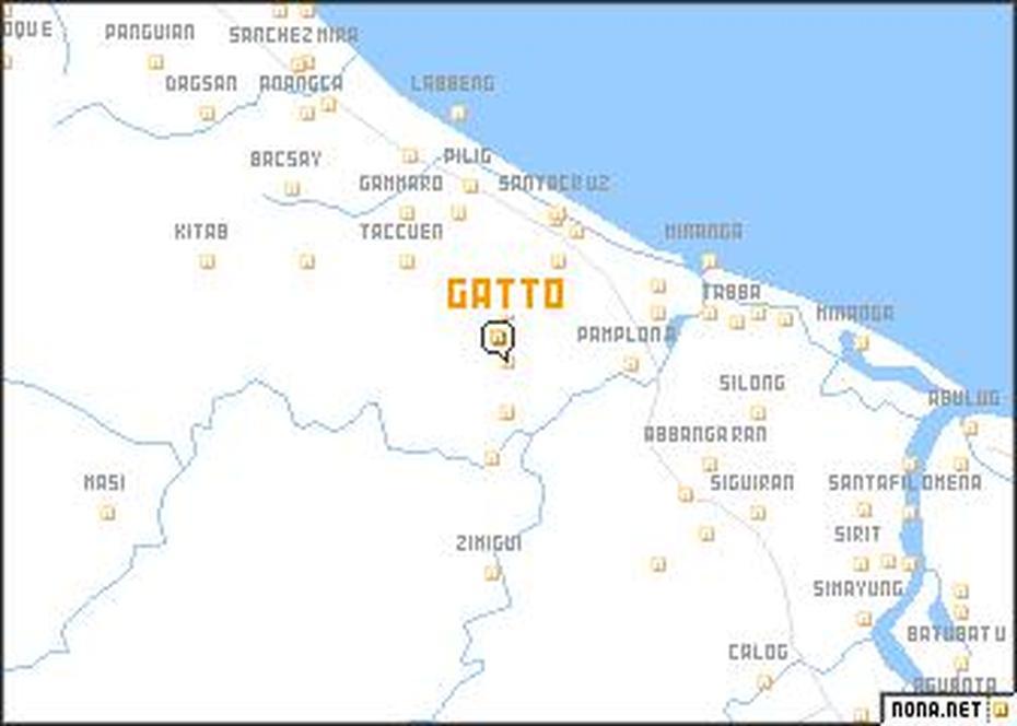 Gatto (Philippines) Map – Nona, Gata, Philippines, Manila  Detailed, Philippines Tourist