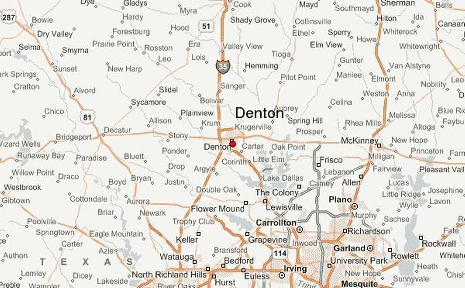 Guia Urbano De Denton, Denton, United States, Denton Montana, Unt Denton