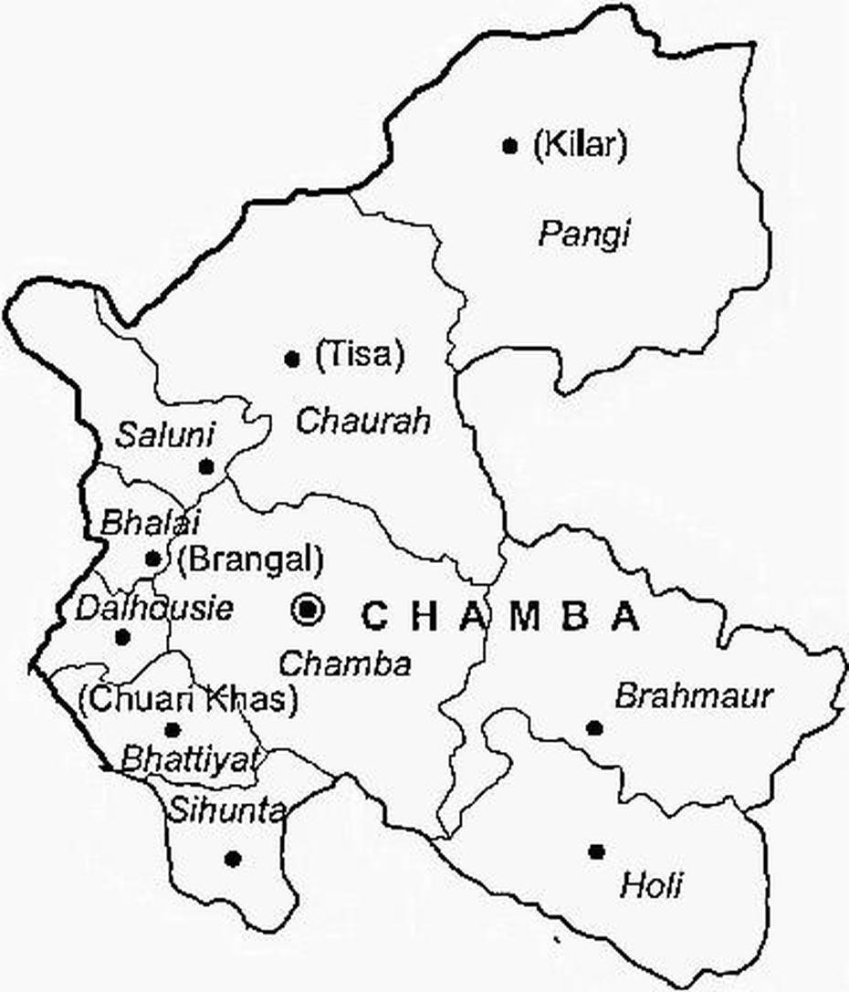 Himachal Pradesh Blank, Pangi Chamba, Municipal Council, Chambas, Cuba