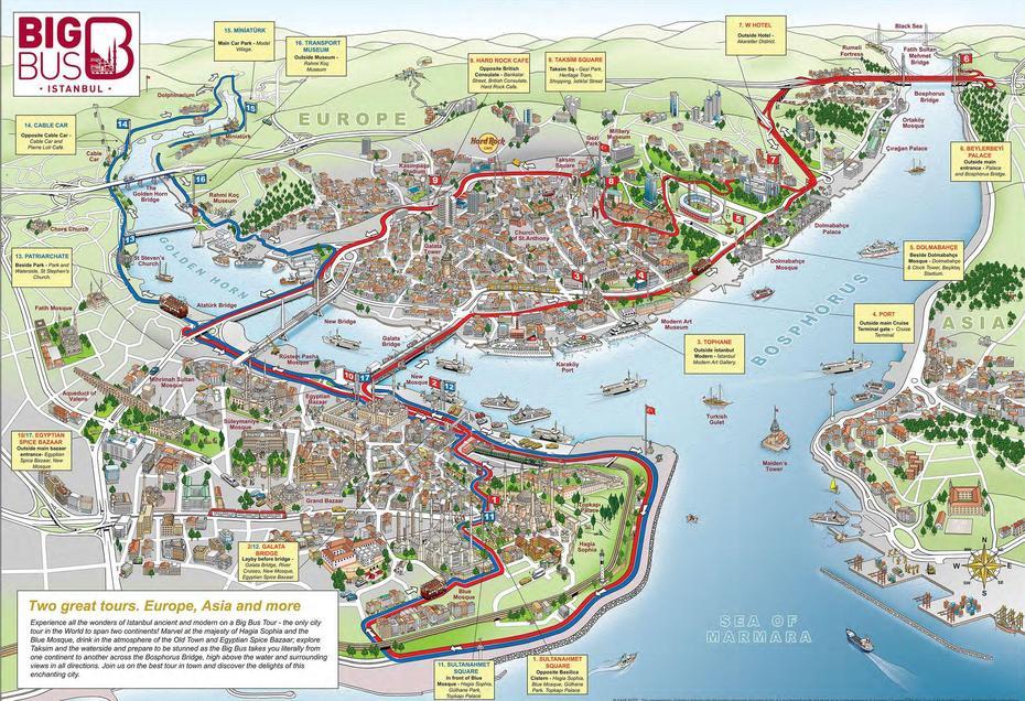 Istanbul Tourist Attractions, Istanbul Tourist Map, Istanbul Map, Istanbul, Turkey, Istanbul Country, Istanbul Street