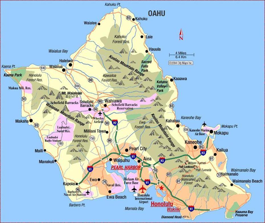 Map Of Honolulu Hawaii – Travelsmaps, Honolulu, United States, Oahu Hawaii  City, Hawaii Palace Honolulu