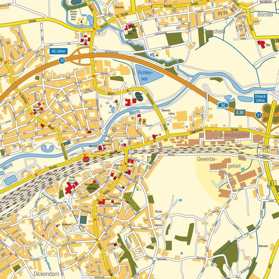 Map Lohne, Nrw, Germany. Maps And Directions At Hot-Map., Löhne, Germany, Herford Germany, Germany .Pdf