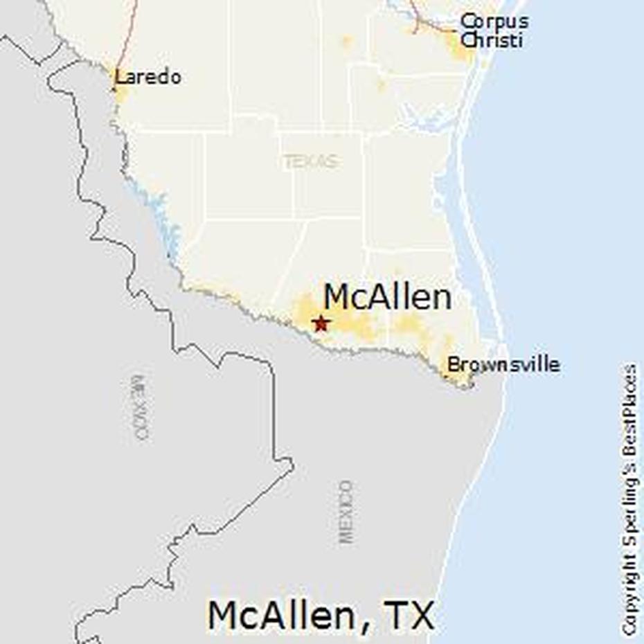 Mcallen Texas Map | Color 2018, Mcallen, United States, Mcallen Tx  Location, Mcallen City