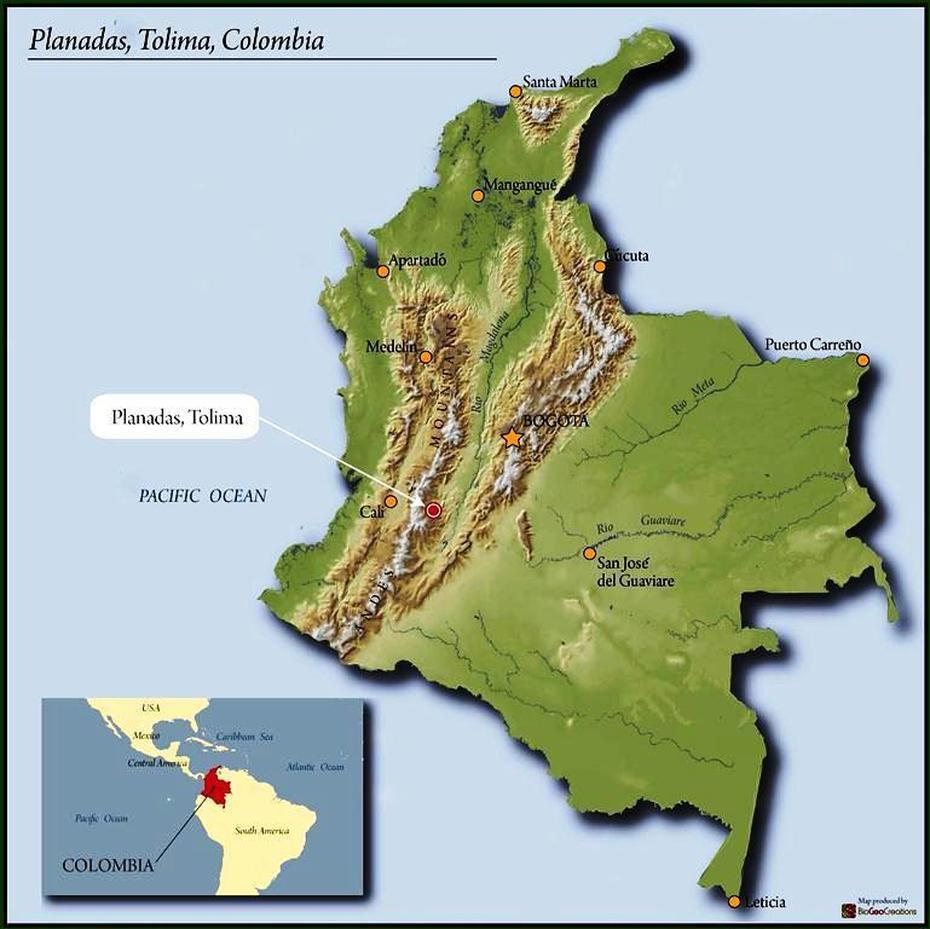 Planada California, Merced County, Royal Coffee, Planadas, Colombia