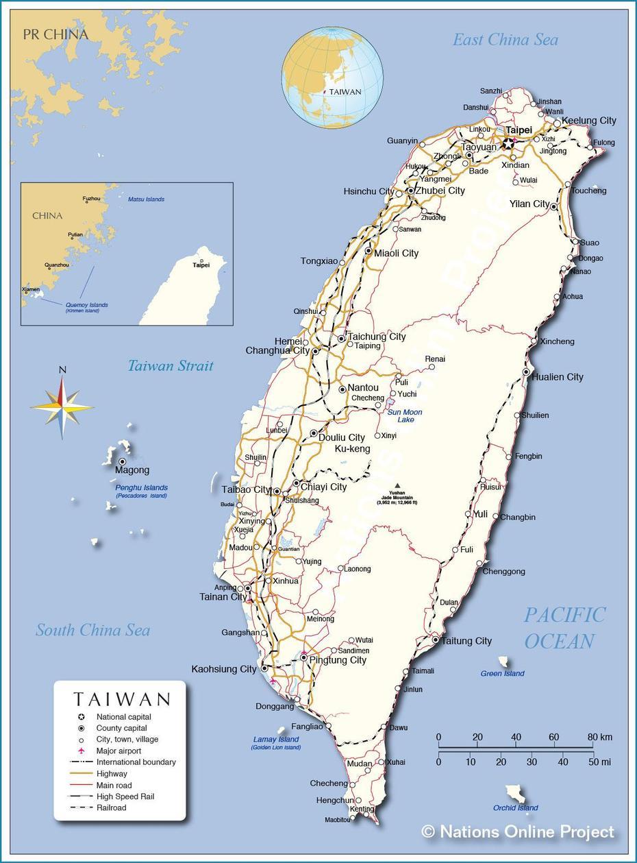 Political Map Of Taiwan – Nations Online Project, Shetou, Taiwan, Taiwan  Cities, Taiwan  In Chinese