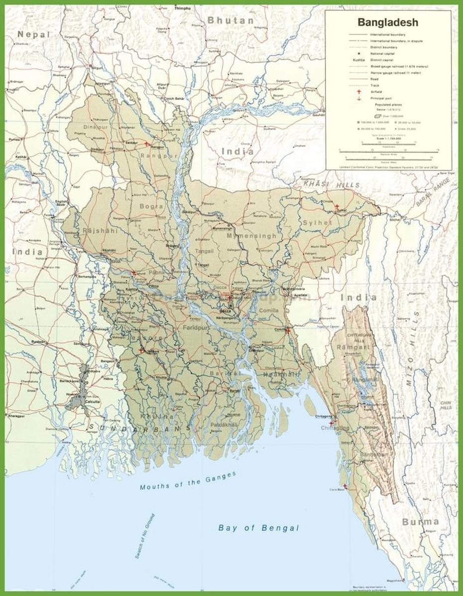 Road Map Of Bangladesh, Mathba, Bangladesh, Bangladesh Blank, Bangladesh World