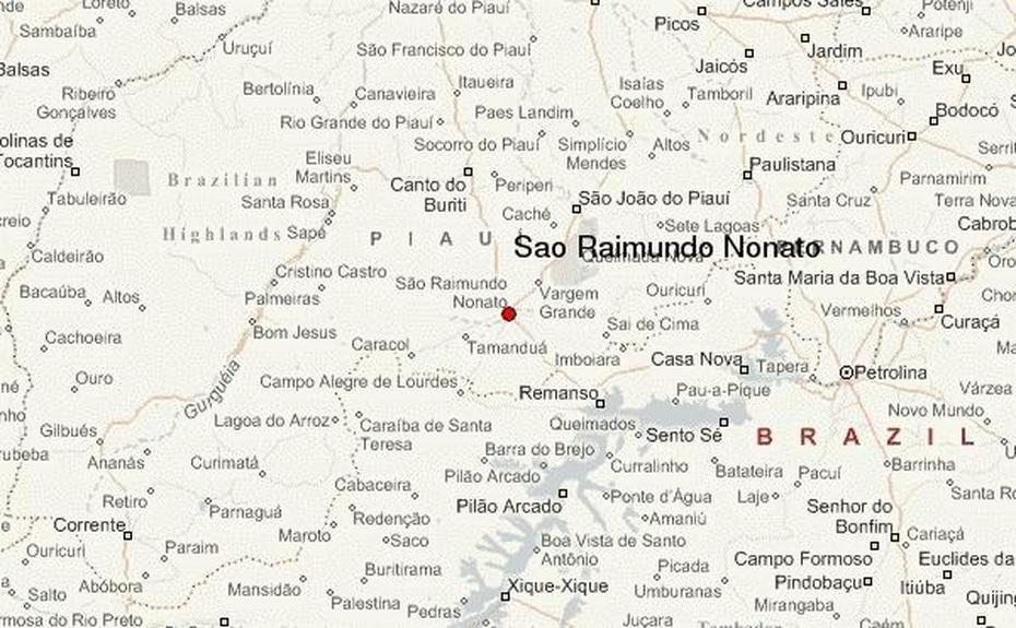 Sao Raimundo Nonato Location Guide, São Raimundo Nonato, Brazil, San Ramon Nonato, St. Raymond  Nonnatus