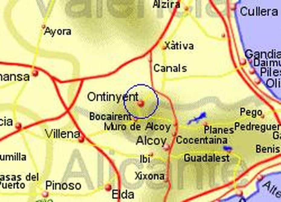 Spain Rivers, Spain  Clip Art, Ontinyent, Onteniente, Spain