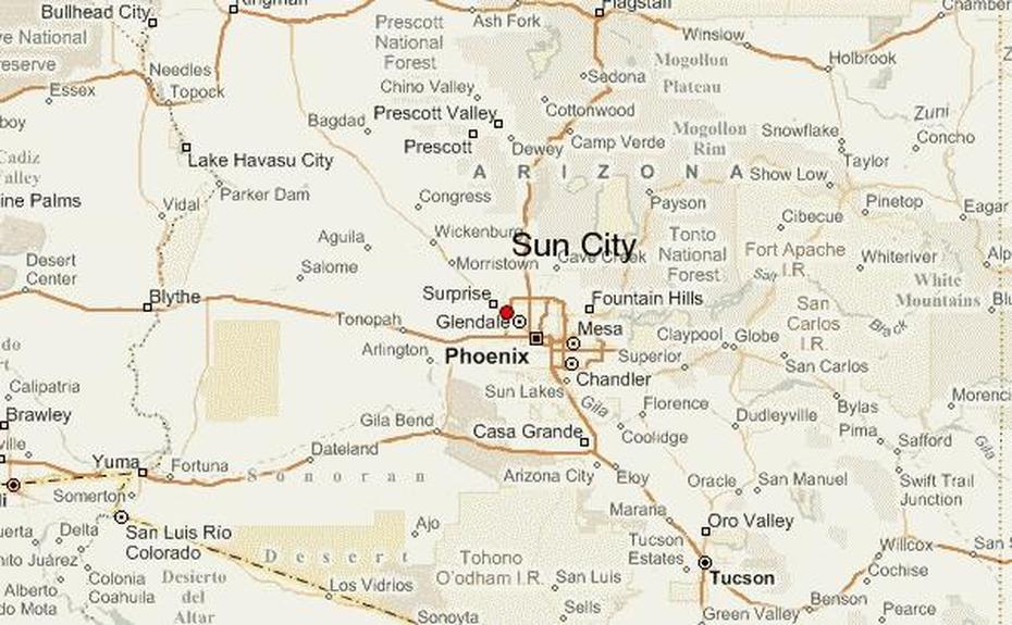 Sun City Location Guide, Sun City, United States, Sun Belt, Large United States Weather