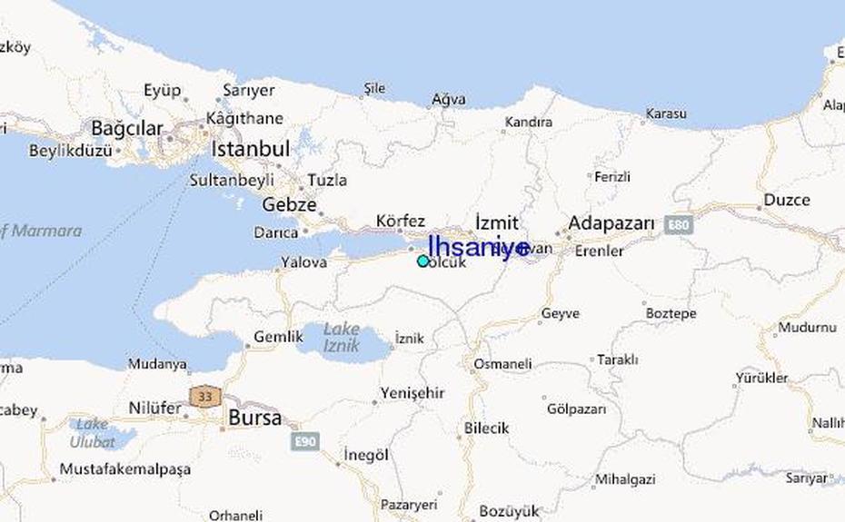 Turkey  Outline, Turkey  With Cities, Guide, İHsaniye, Turkey