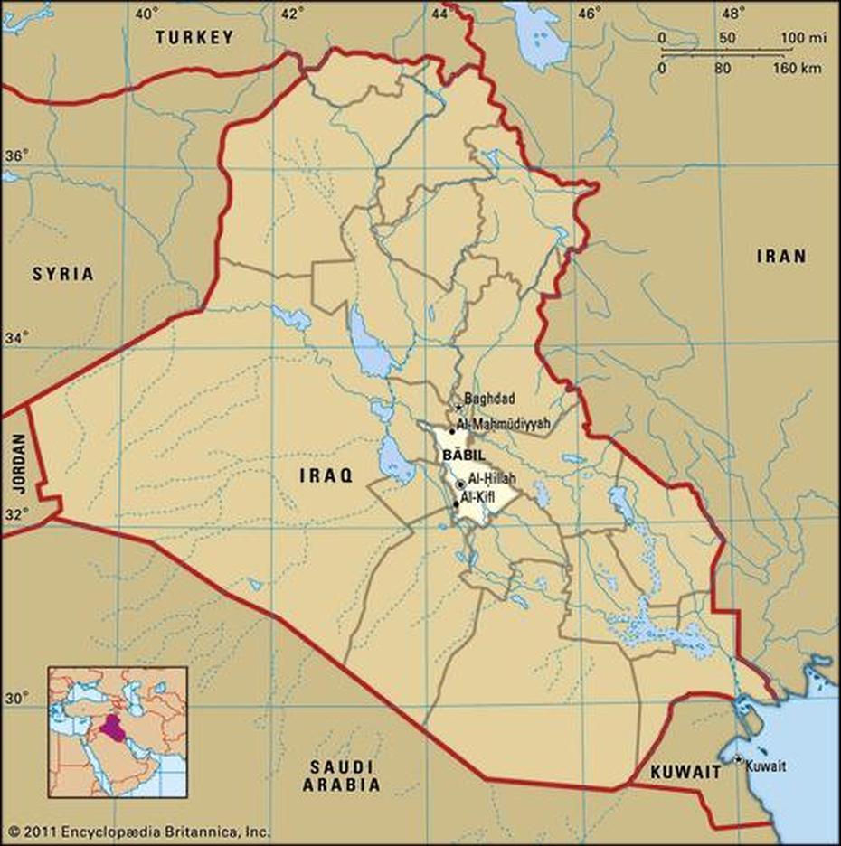 Al-Hillah | History, Babylon, & Map | Britannica, Al Ḩillah, Iraq, Iraq Al Amir, Al Basrah Iraq