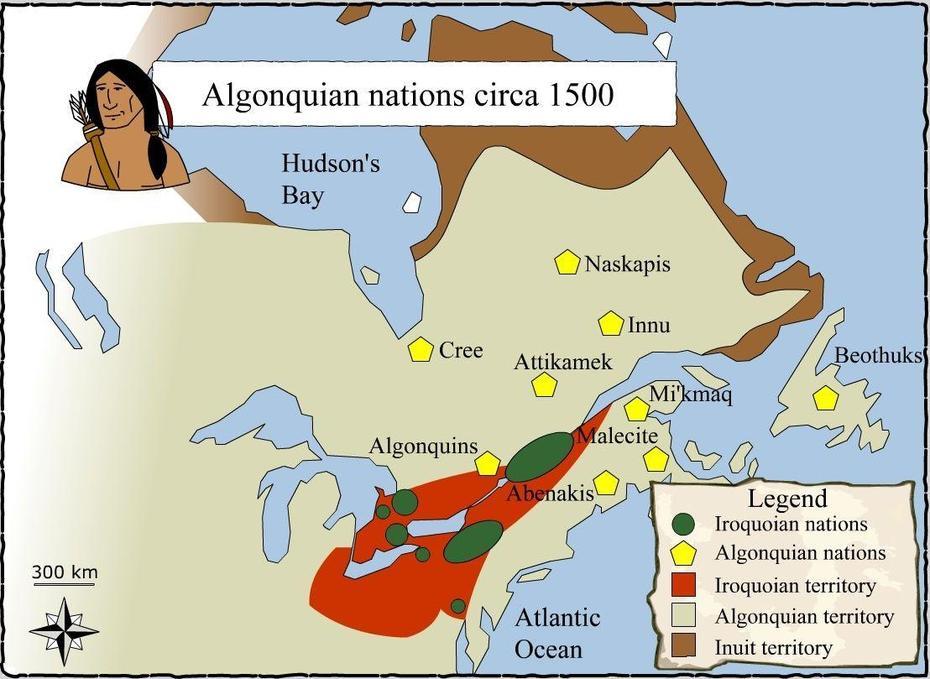 Algonquian Nations 1500 | Canadian History, History Teachers …, Algonquin, United States, Algonquin Trail, Algonquin Nation