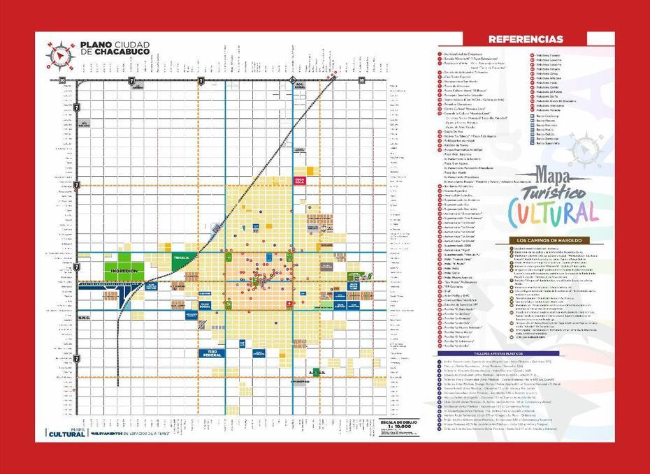 Chacabuquero: Aniversario: Este Es El Mapa Turistico Cultural De Chacabuco, Chacabuco, Argentina, Chacabuco Chile, Puerto Chacabuco Chile