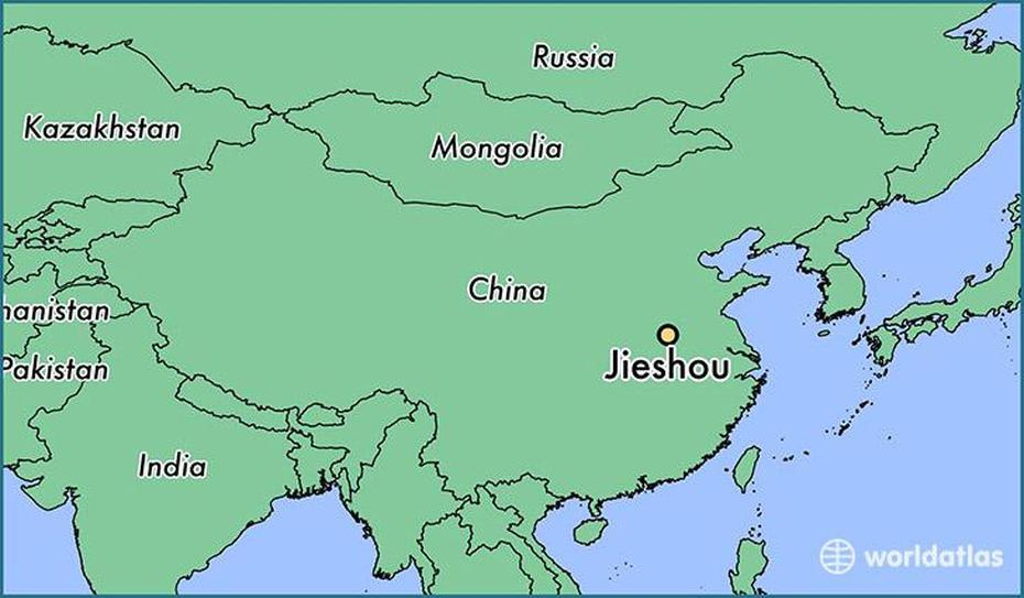 Of China Provinces, China  Colored, Jieshou, Jieshou, China