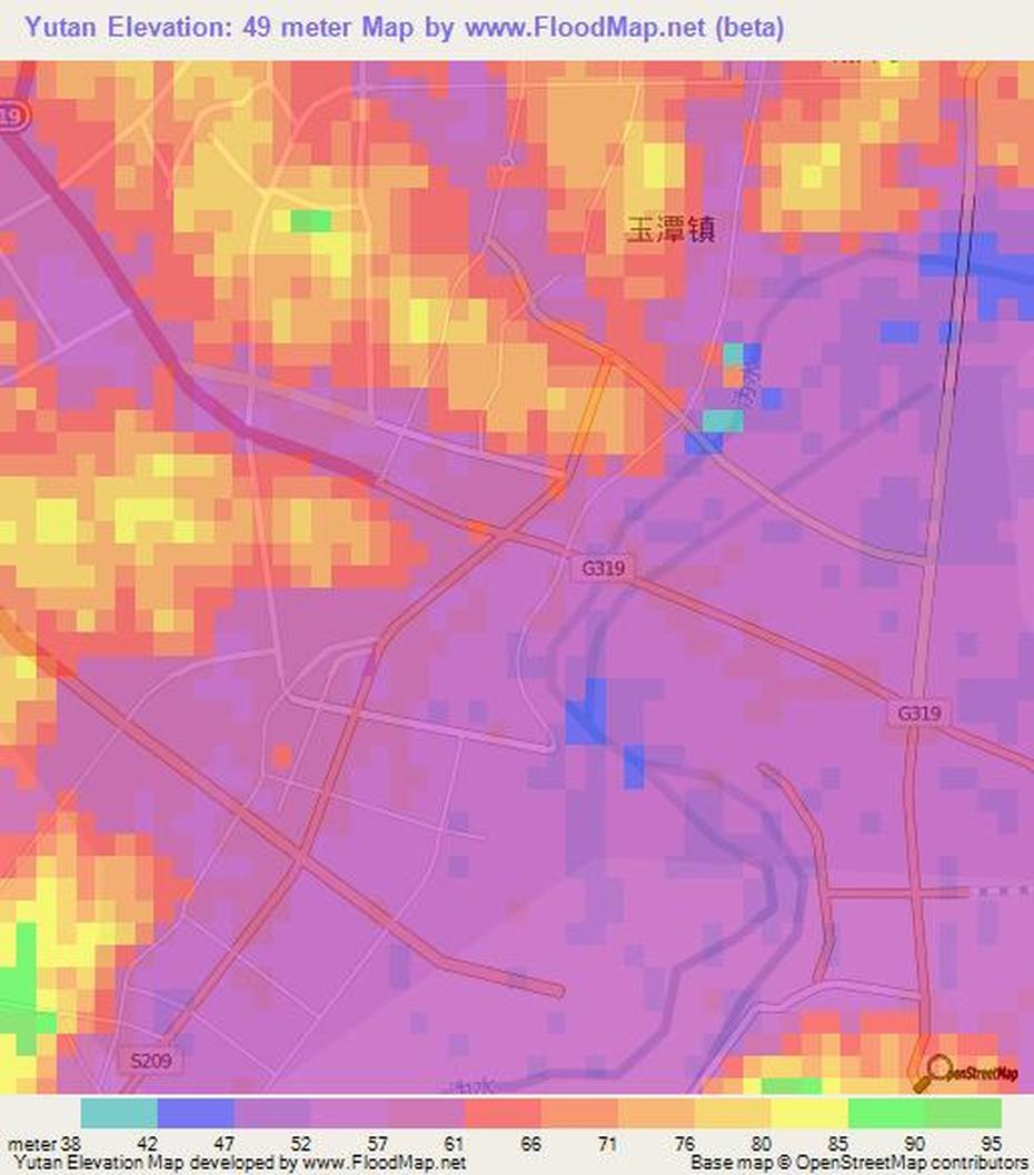 Elevation Of Yutan,China Elevation Map, Topography, Contour, Yutan, China, Yutan Nebraska, Yutan Hs