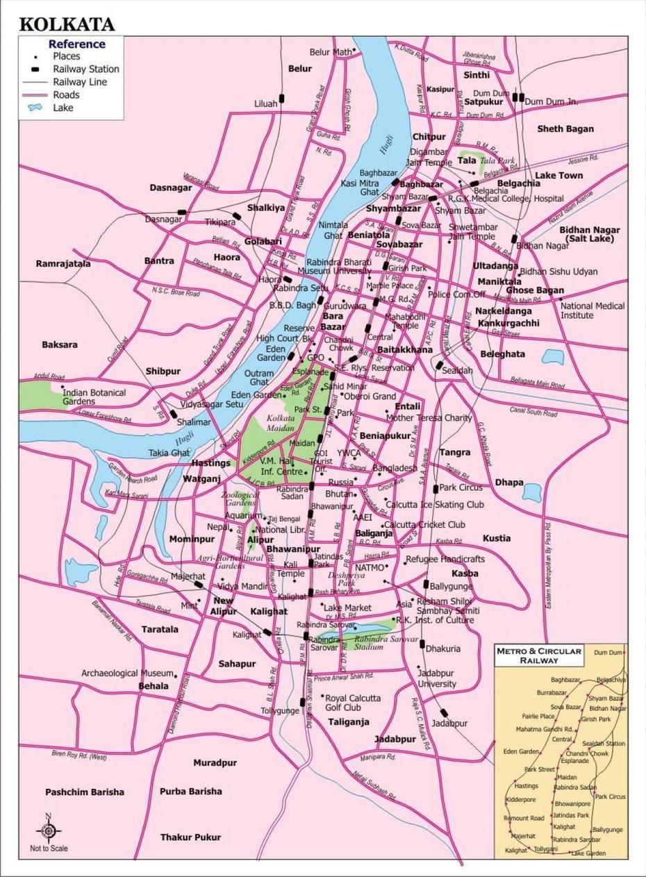 Large Kolkata Maps For Free Download And Print | High-Resolution And …, Kolkāta, India, Kolkata Metro, Calcutta World