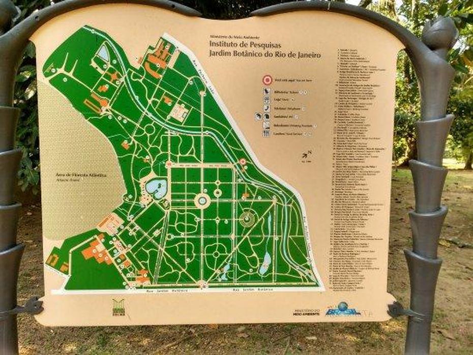 Mapa Do Jardim – Foto De Jardim Botanico, Rio De Janeiro – Tripadvisor, Jardim, Brazil, Brazil Cities, Detailed  Of Brazil