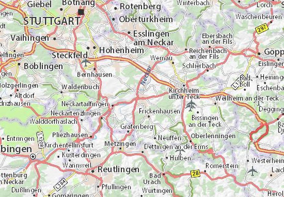 Mapa Michelin Nurtingen – Plan Nurtingen – Viamichelin, Nürtingen, Germany, Detailed  Germany, Nuertingen Germany