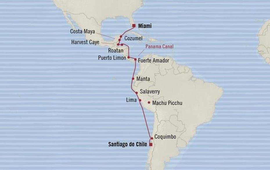 Oceania Cruises 18-Days From Santiago De Chile (San Antonio), Chile To …, La Florida, Chile, Valparaiso Chile, La Chilena