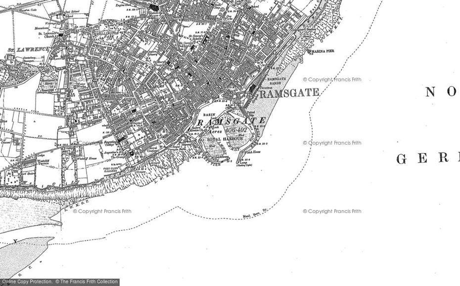 Old Maps Of Ramsgate – Francis Frith, Ramsgate, United Kingdom, United Kingdom Europe, Physical  United Kingdom