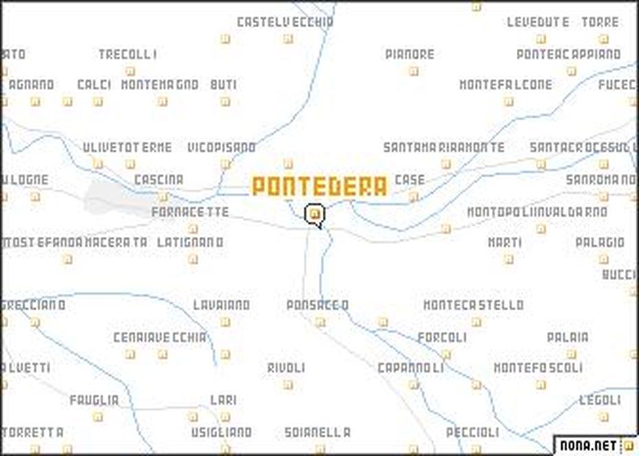 Pontedera (Italy) Map – Nona, Pontedera, Italy, Pordenone Italy, Prato Italy