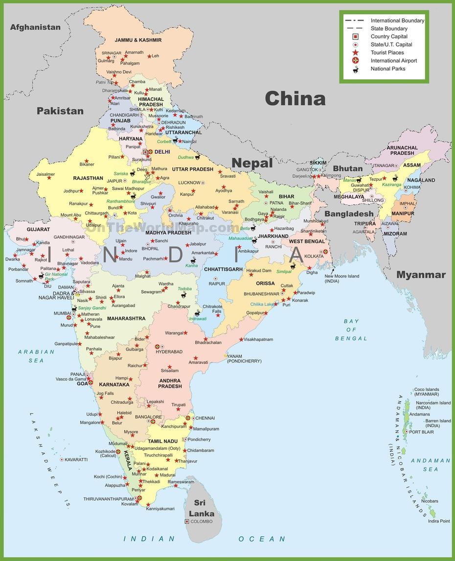 Present India, India Silhouette, Atlas, Periyanāyakkanpālaiyam, India