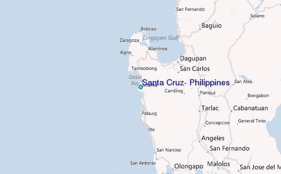 Santa Cruz, Philippines Tide Station Location Guide, Santa Cruz, Philippines, Santa Cruz Bolivia, Zambales Philippines