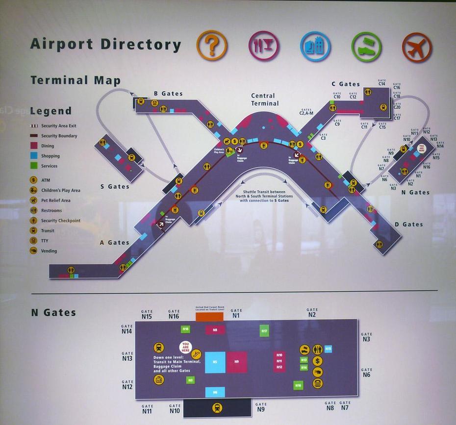 Of Seatac Airport Terminal, Of Airports, Tacoma Seatac, Seatac, United States