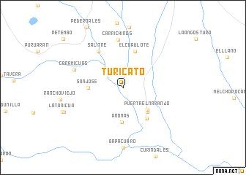 Turicato (Mexico) Map – Nona, Turicato, Mexico, Printable Mexico, Spanish Mexico