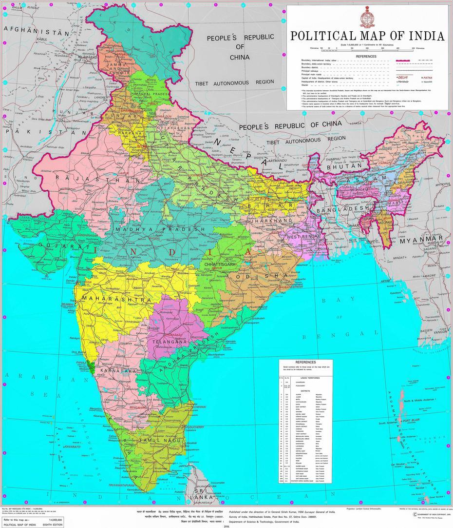 Use New Political Map Of India: Govt Tells Private Tv Channels | Mint, Khāchrod, India, India  World, India  Kids