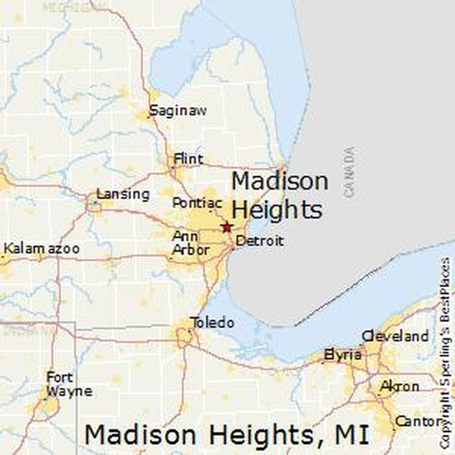 Best Places To Live In Madison Heights, Michigan, Madison Heights, United States, Usa Relief, United States Geographical