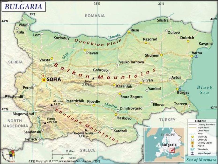 Bulgaria Map – Answers, Aytos, Bulgaria, Aytos, Bulgaria