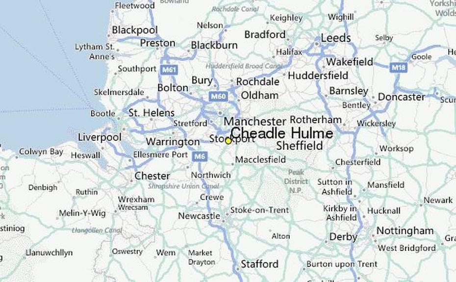 Cheadle Staffordshire, Hulme Manchester, Station Record, Cheadle Hulme, United Kingdom