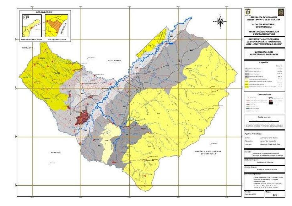 Colombia Road, Physical  Of Colombia, Geomorfologia Barrancas, Barrancas, Colombia