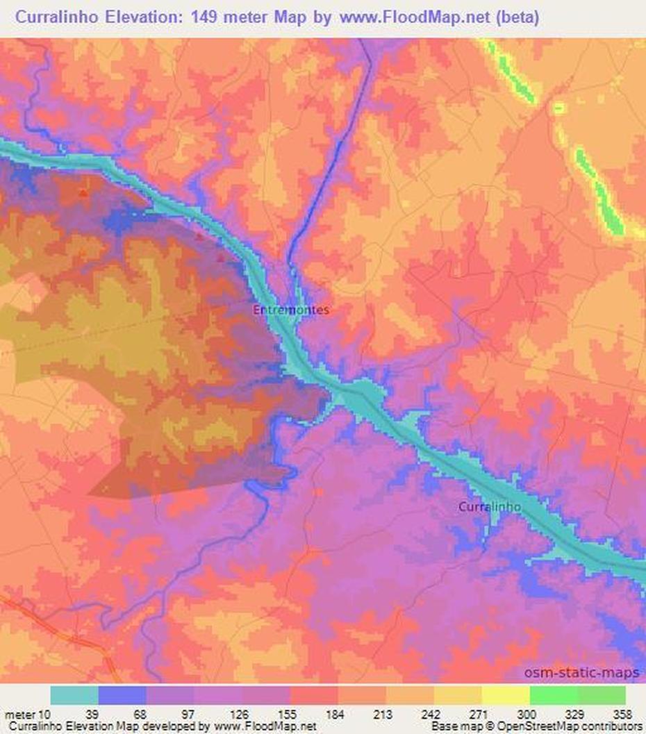 Detailed  Of Brazil, Brazil City, Topography, Curralinho, Brazil