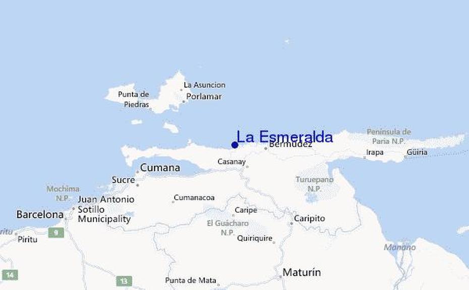 La Esmeralda Previsions De Surf Et Surf Report (Sucre, Venezuela), Esmeralda, Cuba, Playas De Cuba, Camaguey Cuba