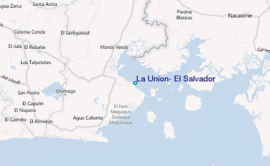 La Union, El Salvador Tide Station Location Guide, La Unión, El Salvador, El Salvador Blank, Playas Negras El Salvador
