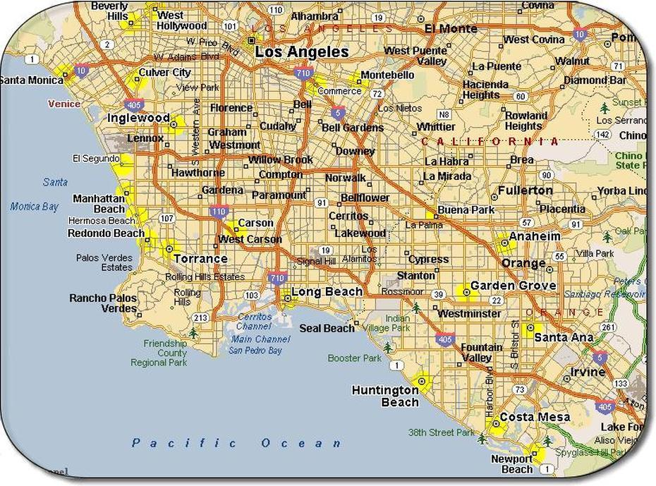 Los Angeles, California Map, Los Angeles, United States, Los Angeles 3D, Los Angeles A