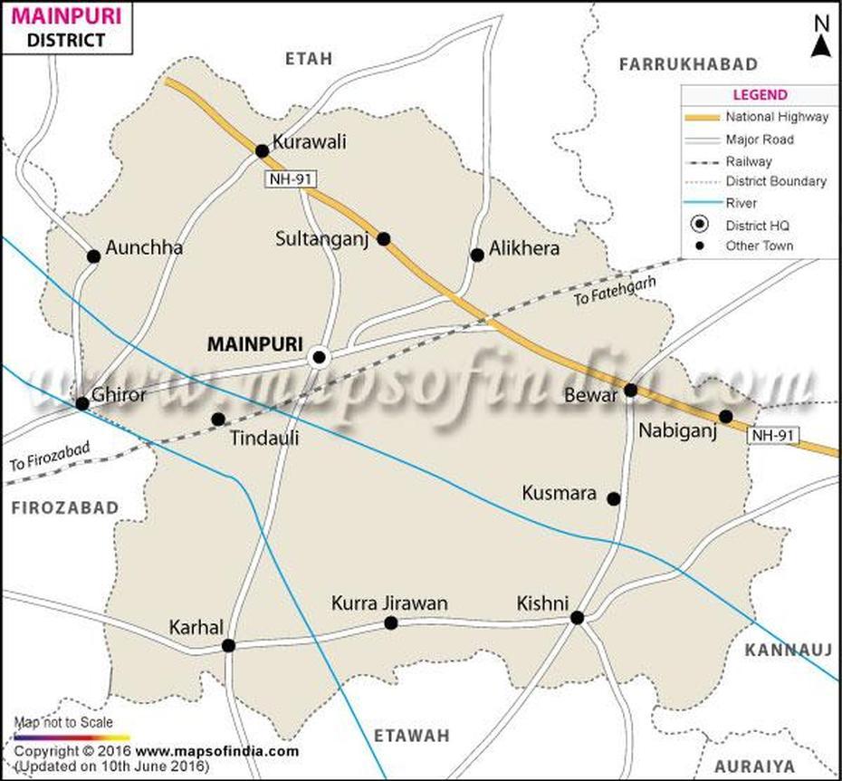 Mainpuri Road Map, Maināguri, India, India  By State, Chennai India