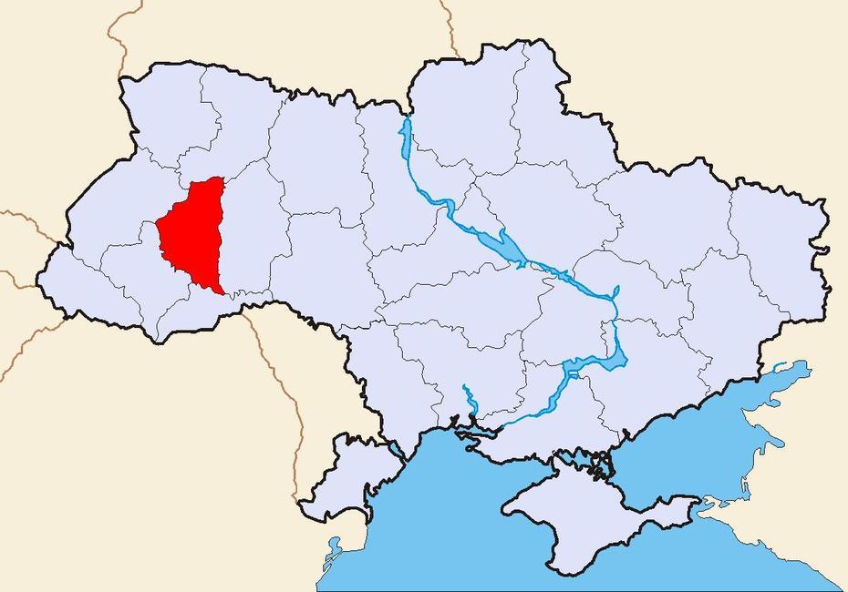 Map Of Ukraine Political Simple Oblast Ternopil – Mapsof, Ternivka, Ukraine, Ukraine  In English, Ukraine Oblasts