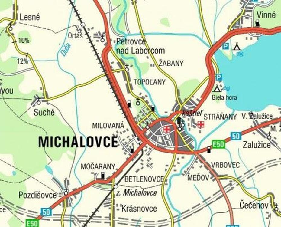 Michalovce Mapa | Mapa, Michalovce, Slovakia, Trebisov Slovakia, Slovakia Cities