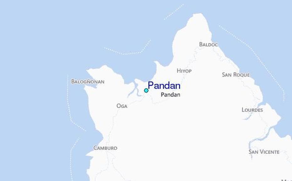 Pandan Tide Station Location Guide, Pandan, Philippines, Apo Island Philippines, Pandan Tree