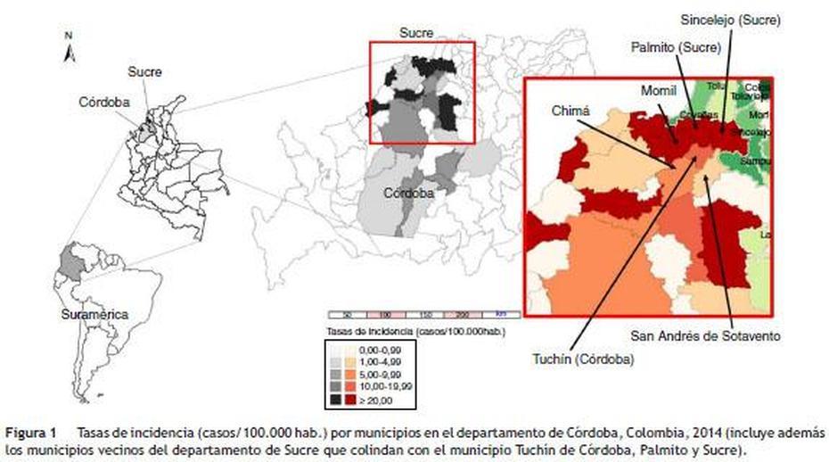 Previous Absence Of Circulation Of The Chikungunya Virus In Tuchin …, Tuchín, Colombia, Colombia Outline, Colombia Road