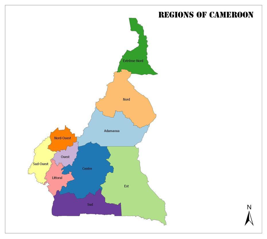 Regions Of Cameroon Regions Of Cameroon | Cameroon, Region, Map, Biwong, Cameroon, Cameroon Location, Cameroon City