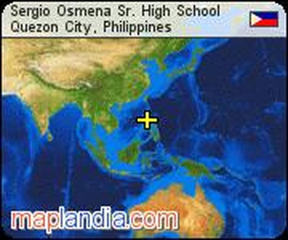 Sergio Osmena Sr. High School | Quezon City Google Satellite Map, Sergio Osmeña Sr, Philippines, Sergio Osmena Presidency, Sergio Osmena Zamboanga Del Norte
