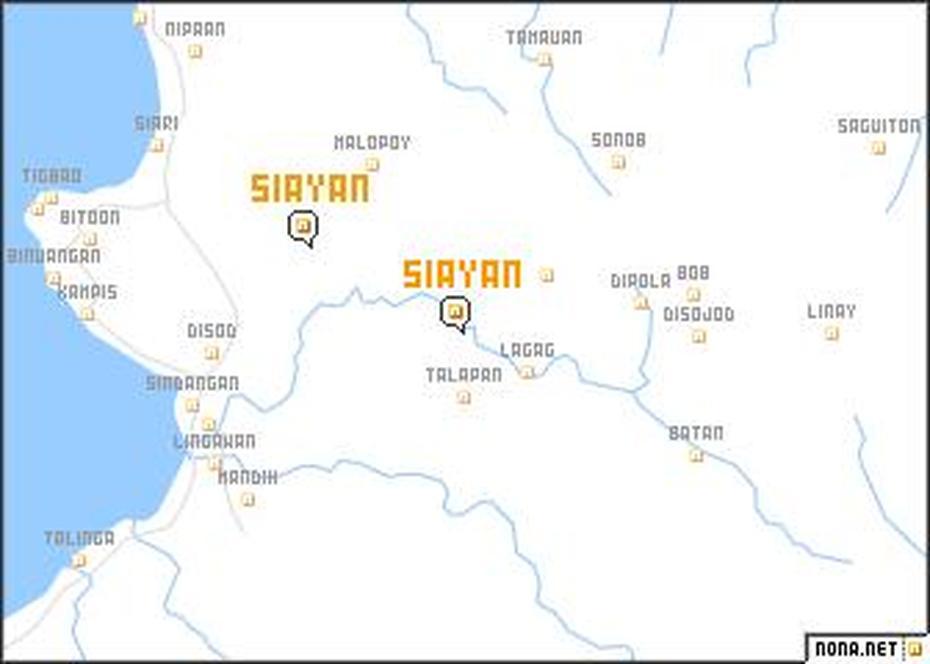 Siayan (Philippines) Map – Nona, Siayan, Philippines, Philippines City, Philippines  Cities